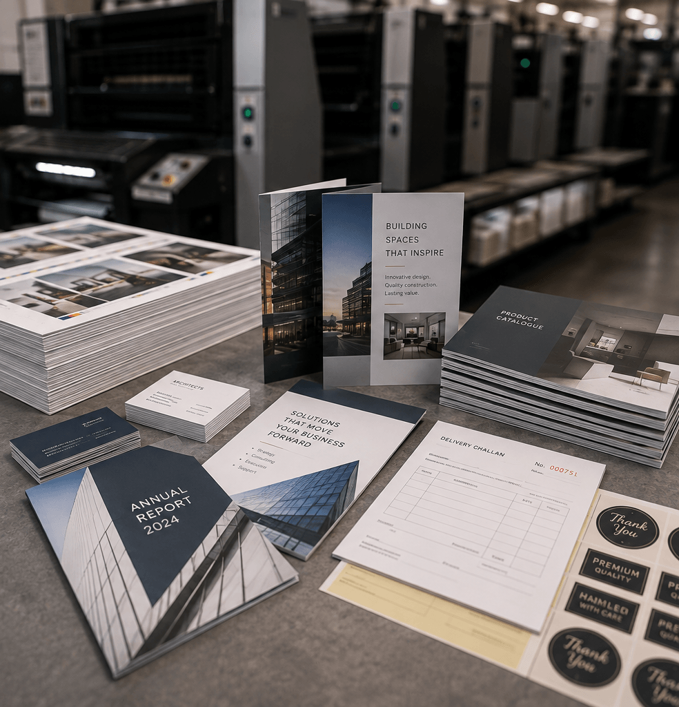 Representative editorial visual for TRICON commercial printing services