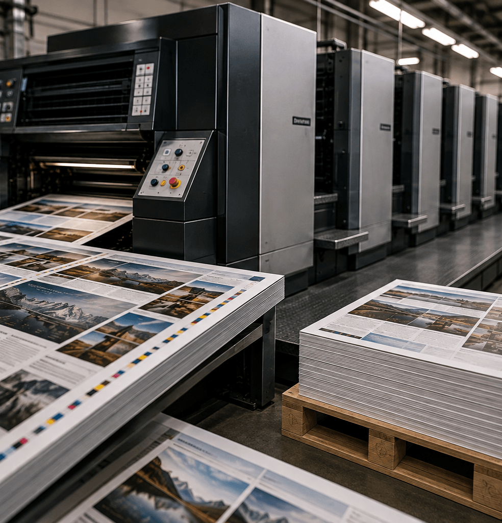Representative editorial visual for TRICON offset printing services